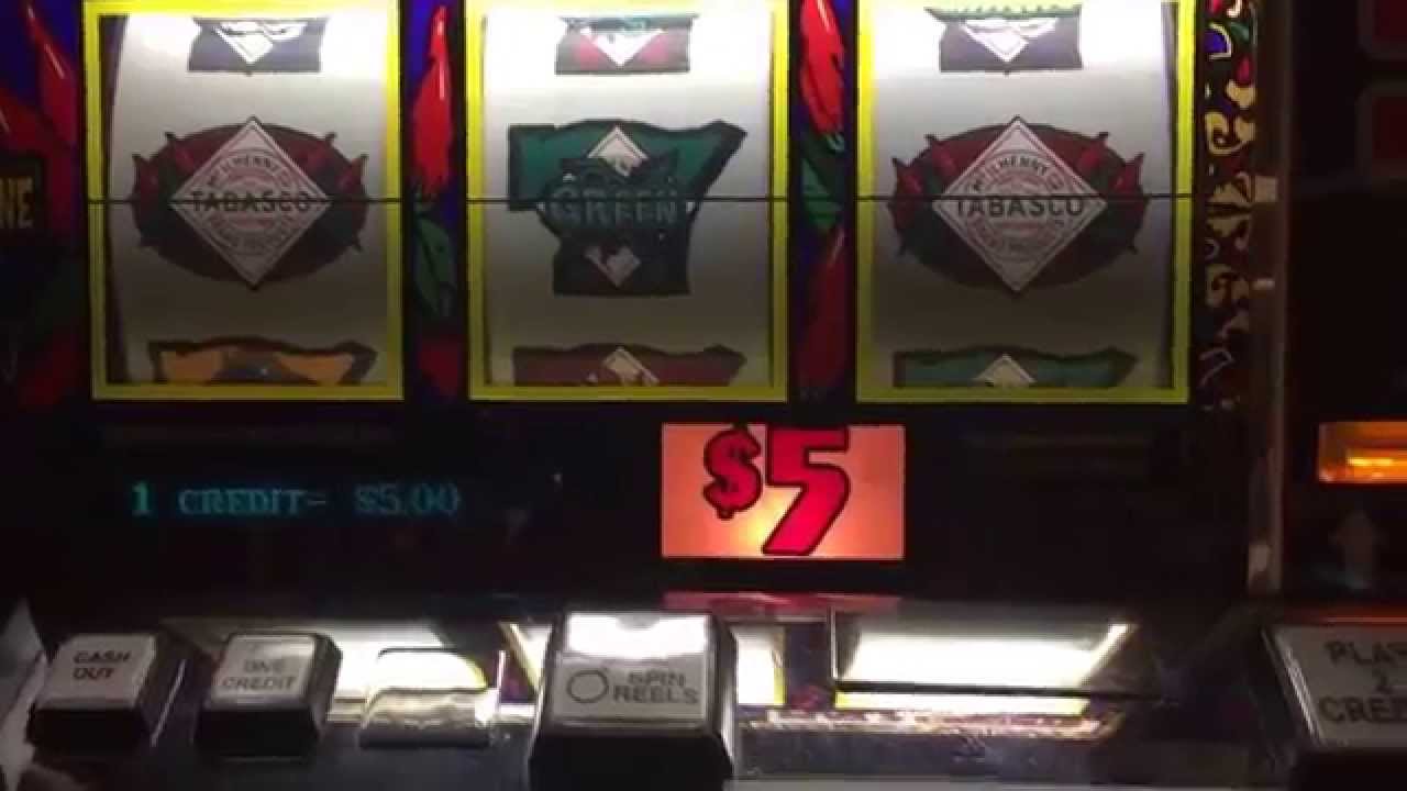Big slot wins tabasco machine